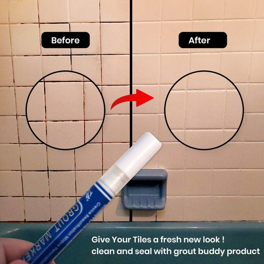 Grout buddy grout color-sealer pen- Waterproof-mildew proof- Gray