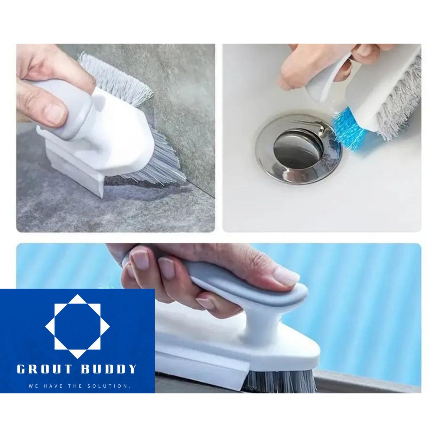 Grout buddy heavy duty Handheld Grout Cleaning brush