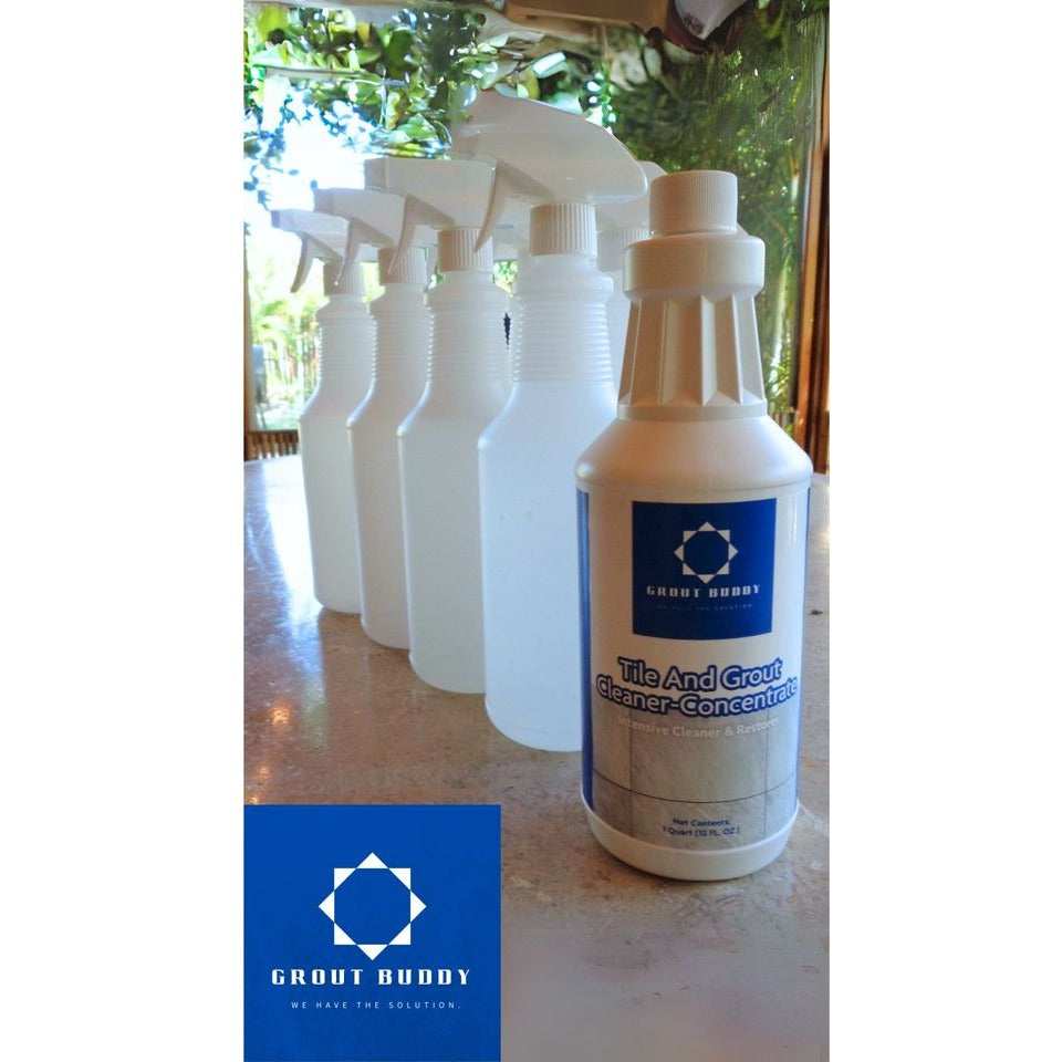 Tile and grout cleaner: Concentrated base for 10 Bottles