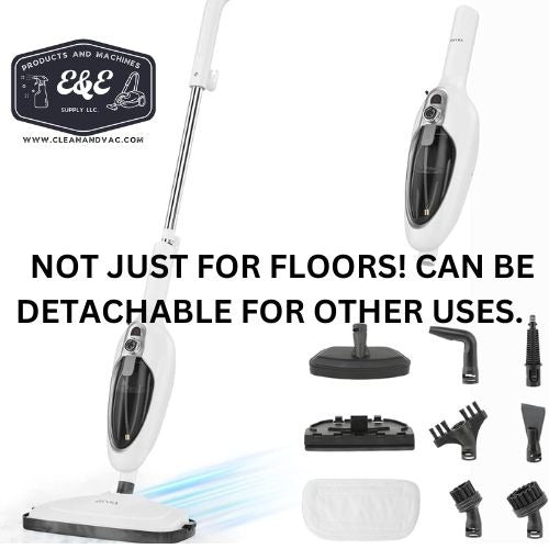 Steam Cleaner With Adjustable Modes & Versatile Attachments For Deep Cleaning