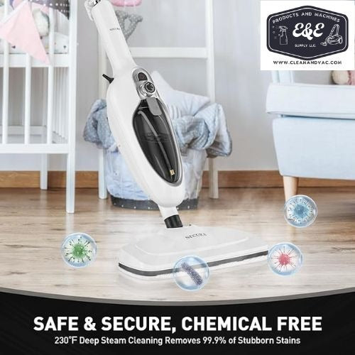 Steam Cleaner With Adjustable Modes & Versatile Attachments For Deep Cleaning