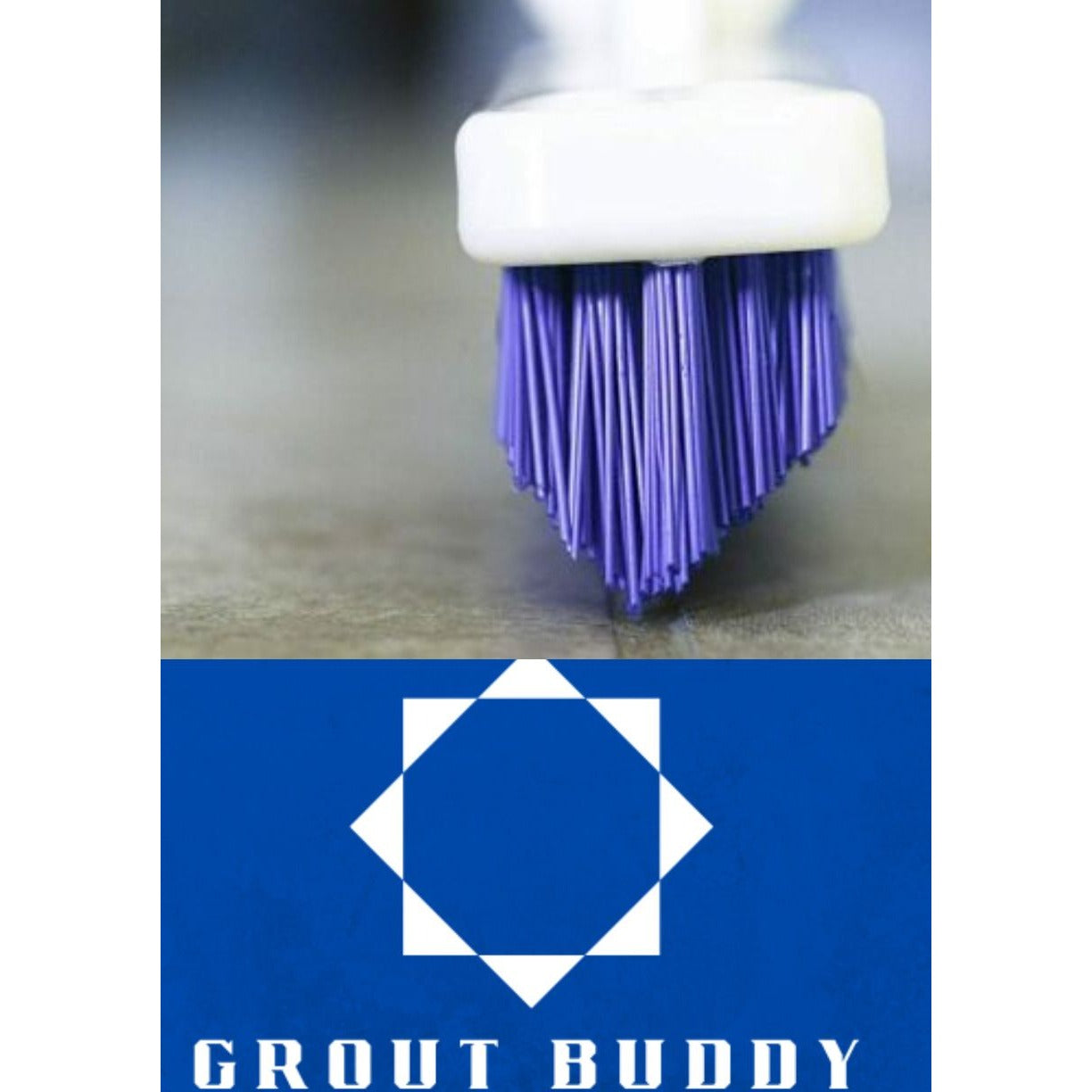 Grout brush cleaner head for floors kitchen-bathroom -Tile and grout