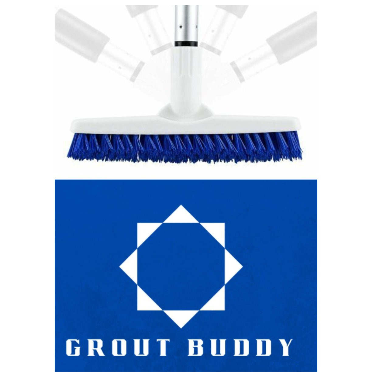 Grout brush cleaner head for floors kitchen-bathroom -Tile and grout