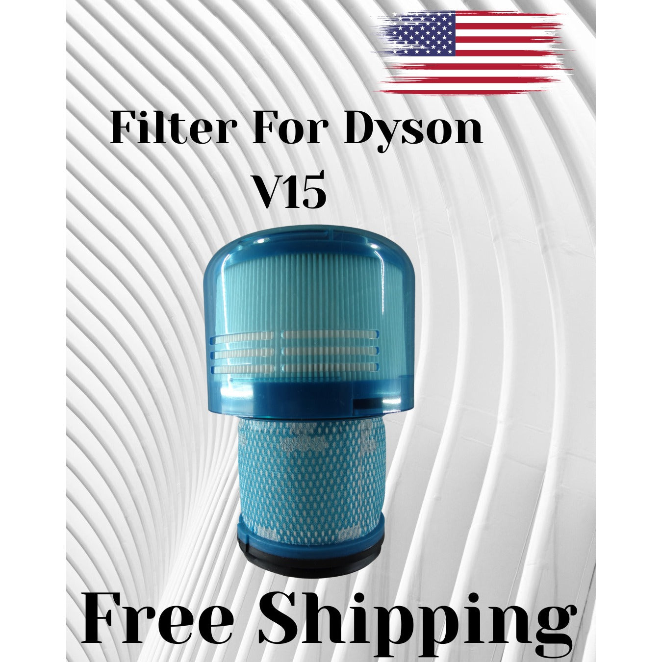 Replacement HEPA filter for Dyson V15 Detect Vacuum
