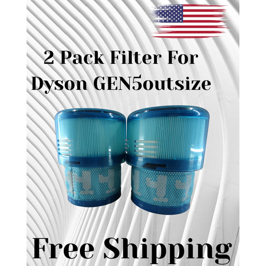 NEW 2 Pack HEPA Filter for Dyson GEN5 Outsize or Detect OEM